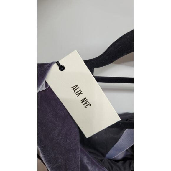Alix Nyc Grove Twisted Velvet Bodysuit Medium - Picture 7 of 7